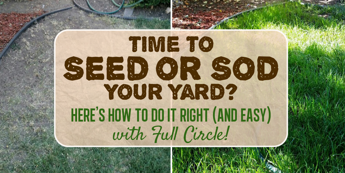 Time to Seed, Sod, or Fertilize Your Yard? Do it Right (and easy) with Full Circle’s Best Compost in Nevada (Detailed Post)